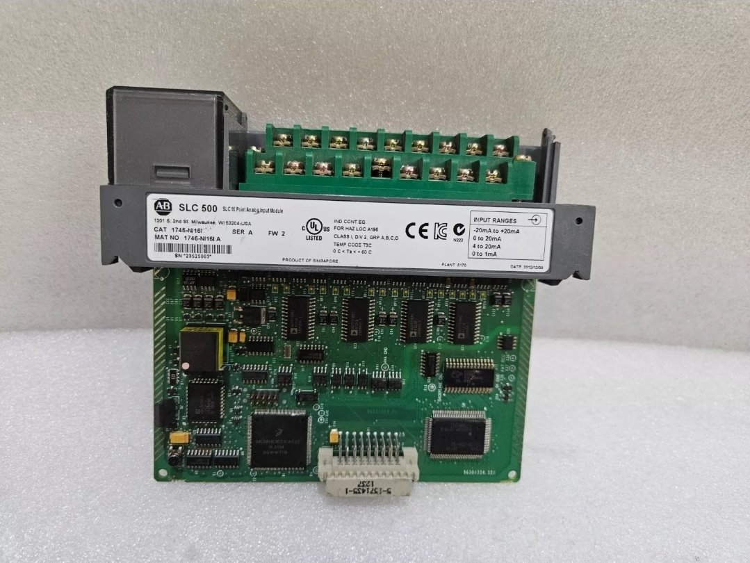 ALLEN BRADLEY 1746-NI16I ANALOG INPUT MODULE
