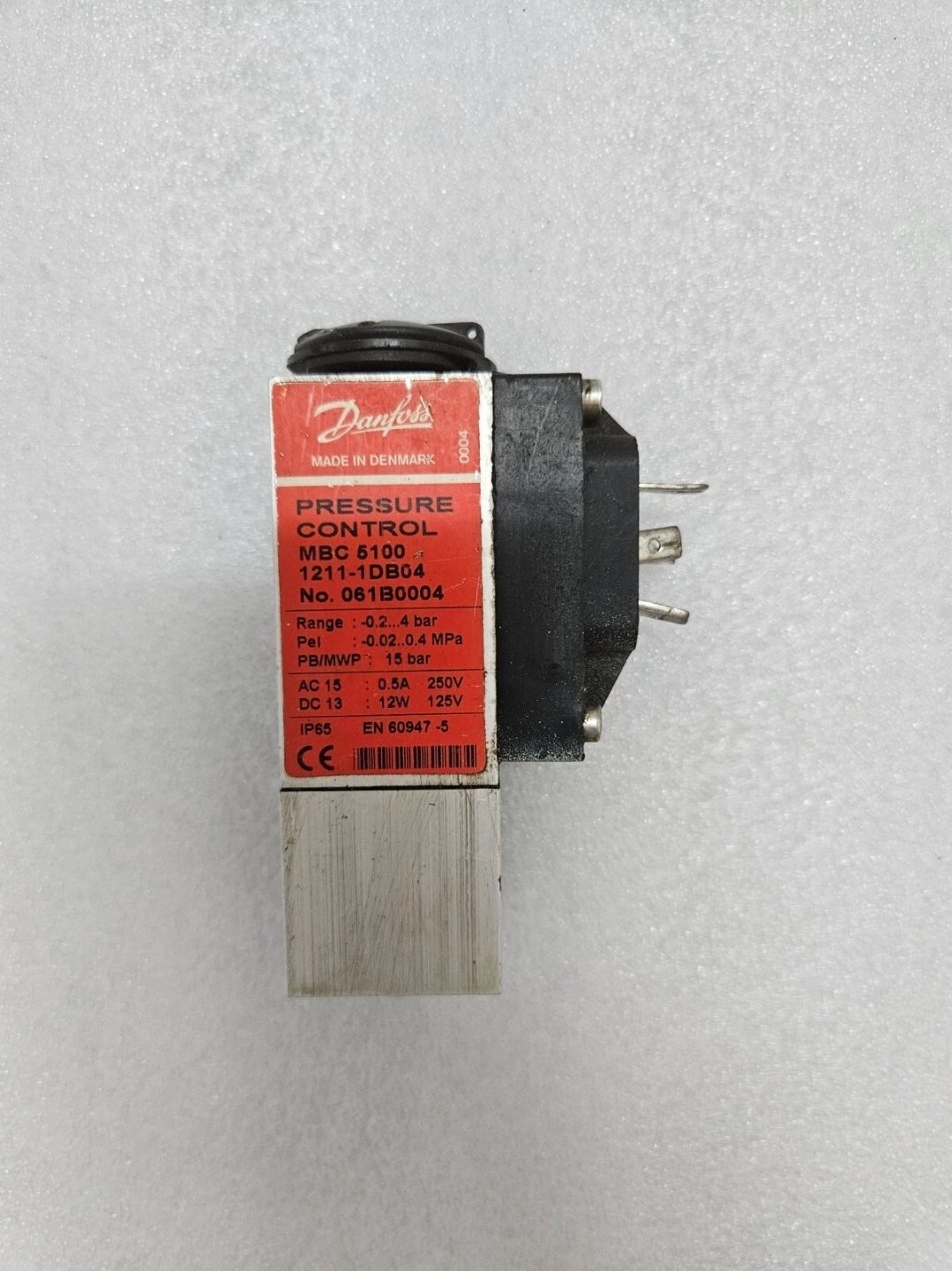 Danfoss MBC 5100 1211-1DB04 Pressure Control -02...4 bar