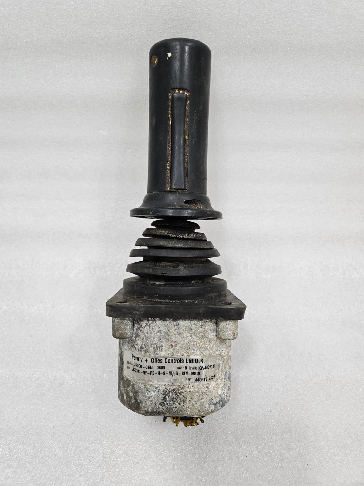 Penny Giles JC6000-NY-PE-H-S-NL-N-STN-MG10 Multi-Axis Joystick JC6000-GEN-0509
