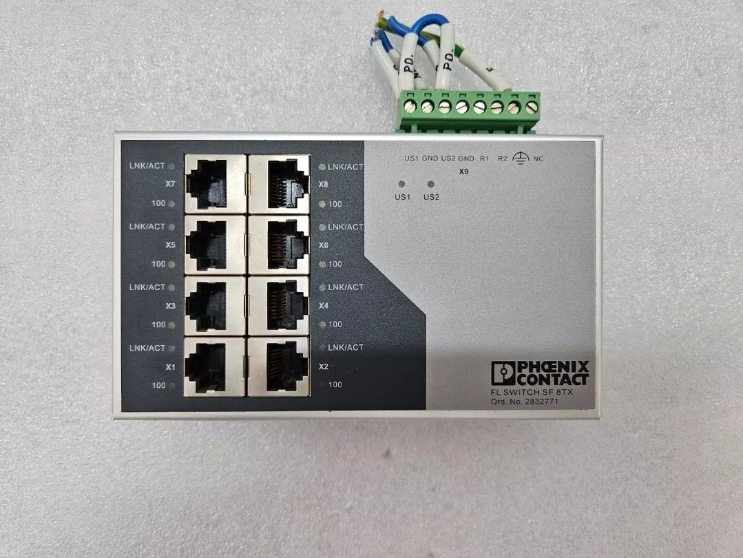 PHOENIX CONTACT FL SWITCH SF 8TX ETHERNET SWITCH