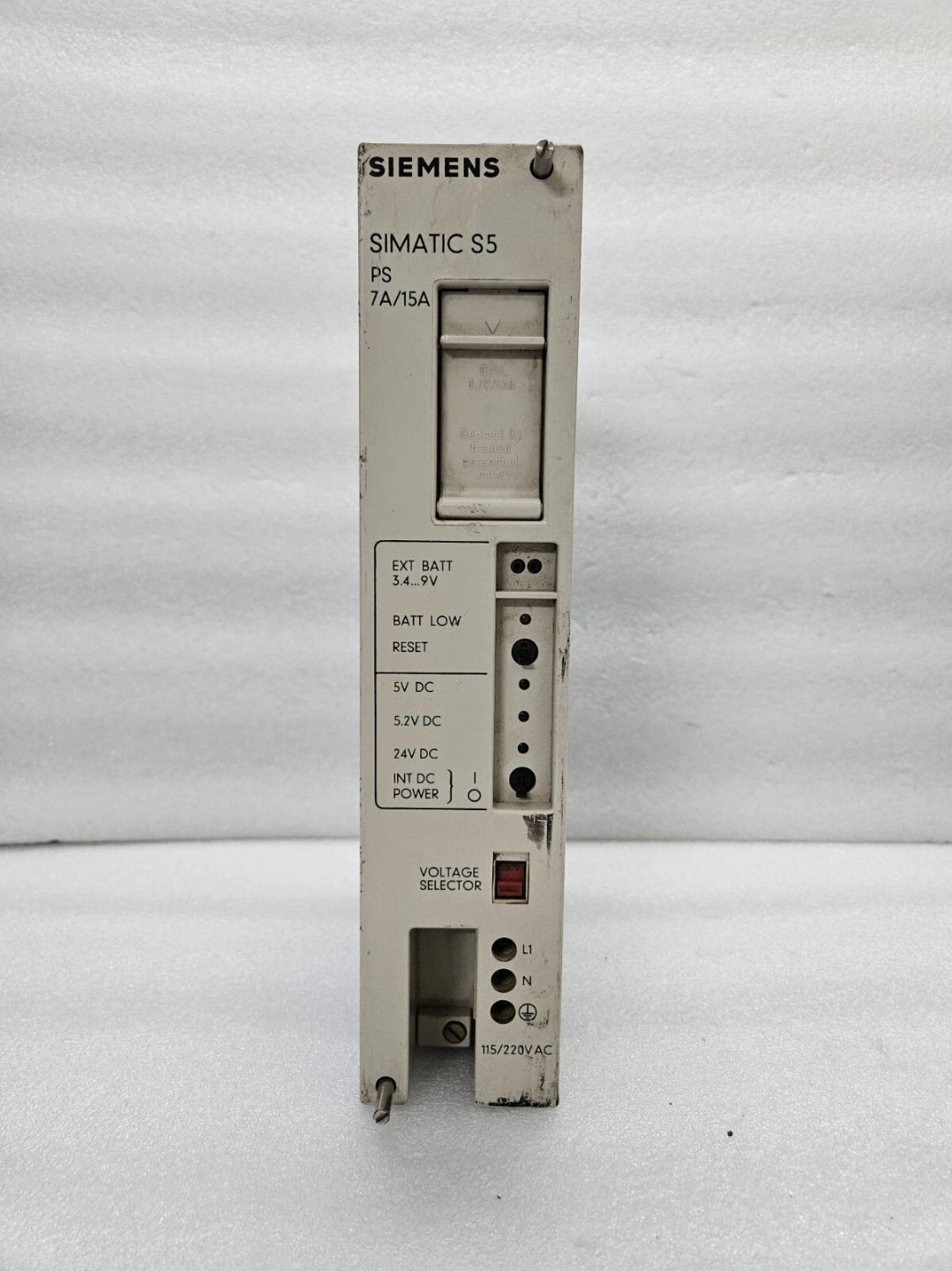 SIEMENS 6ES5951-7LD12 POWER SUPPLY MODULE