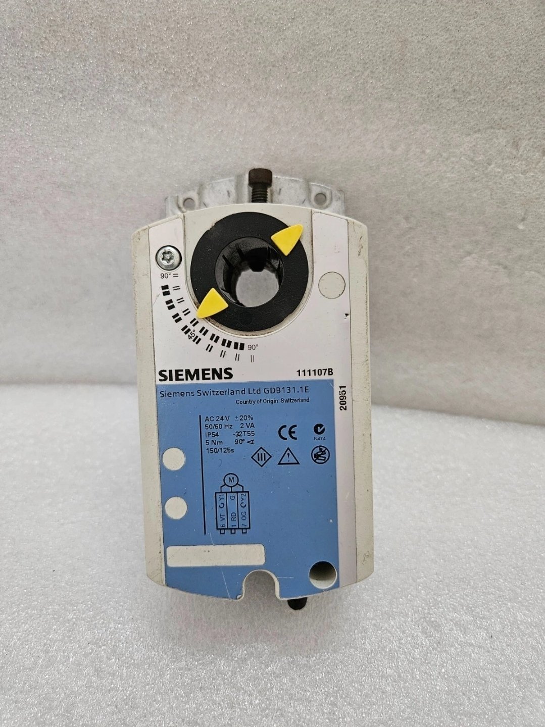SIEMENS GDB131.1E ROTARY AIR DAMPER ACTUATOR