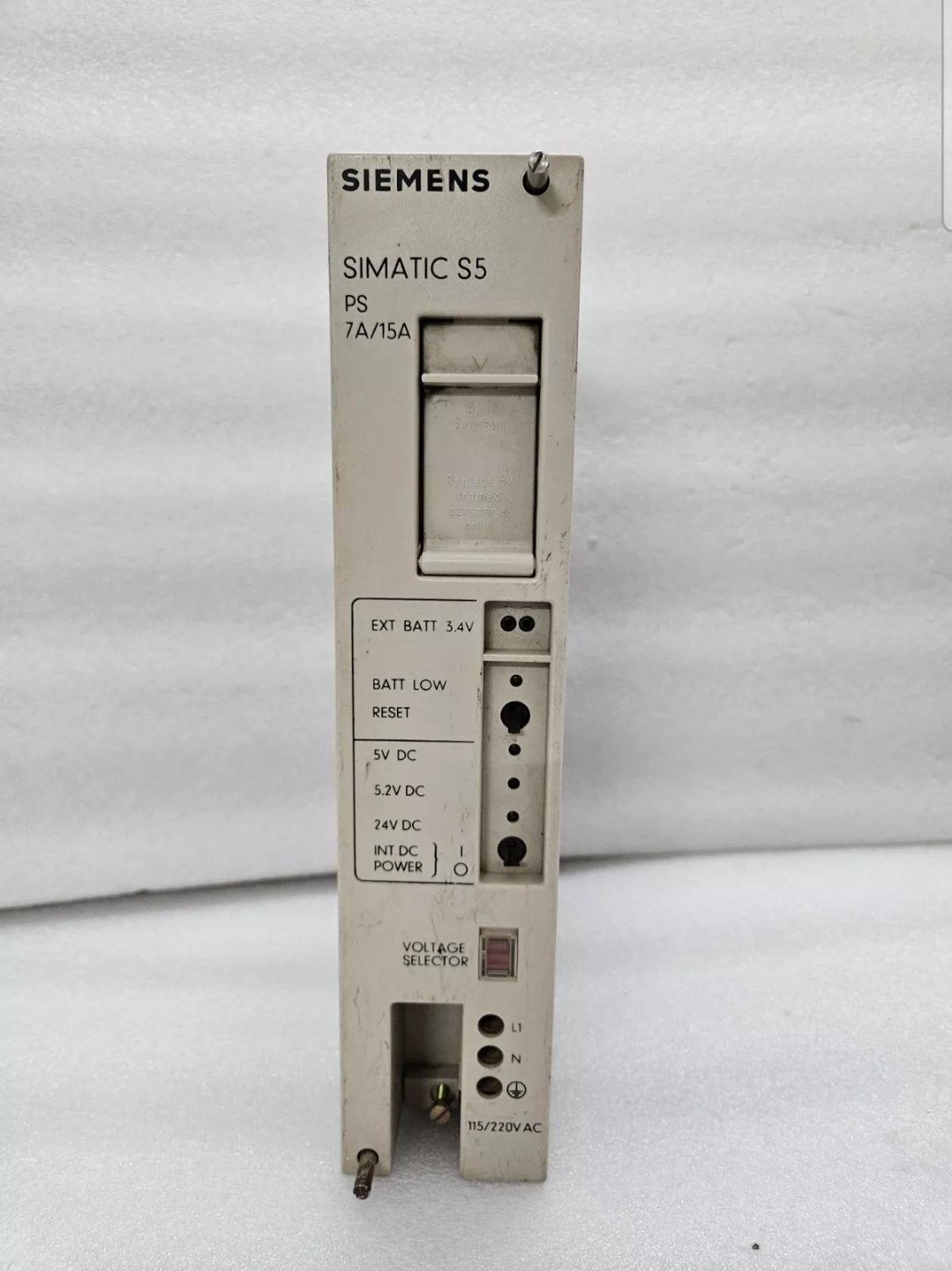 SIMATIC S5 Siemens Modular Power Supply E220 G5/15 WRGD Q6/359427
